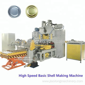 High speed 200# 202# 209# ends caps making production line for food beverage can packing